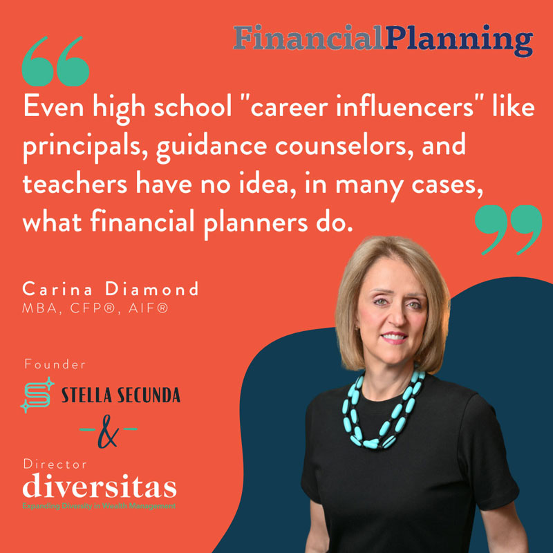 Financial planning with Carina Diamond, MBA, CFP®, AIF®, the Director of Diversitas and Founder of Stella Secunda.