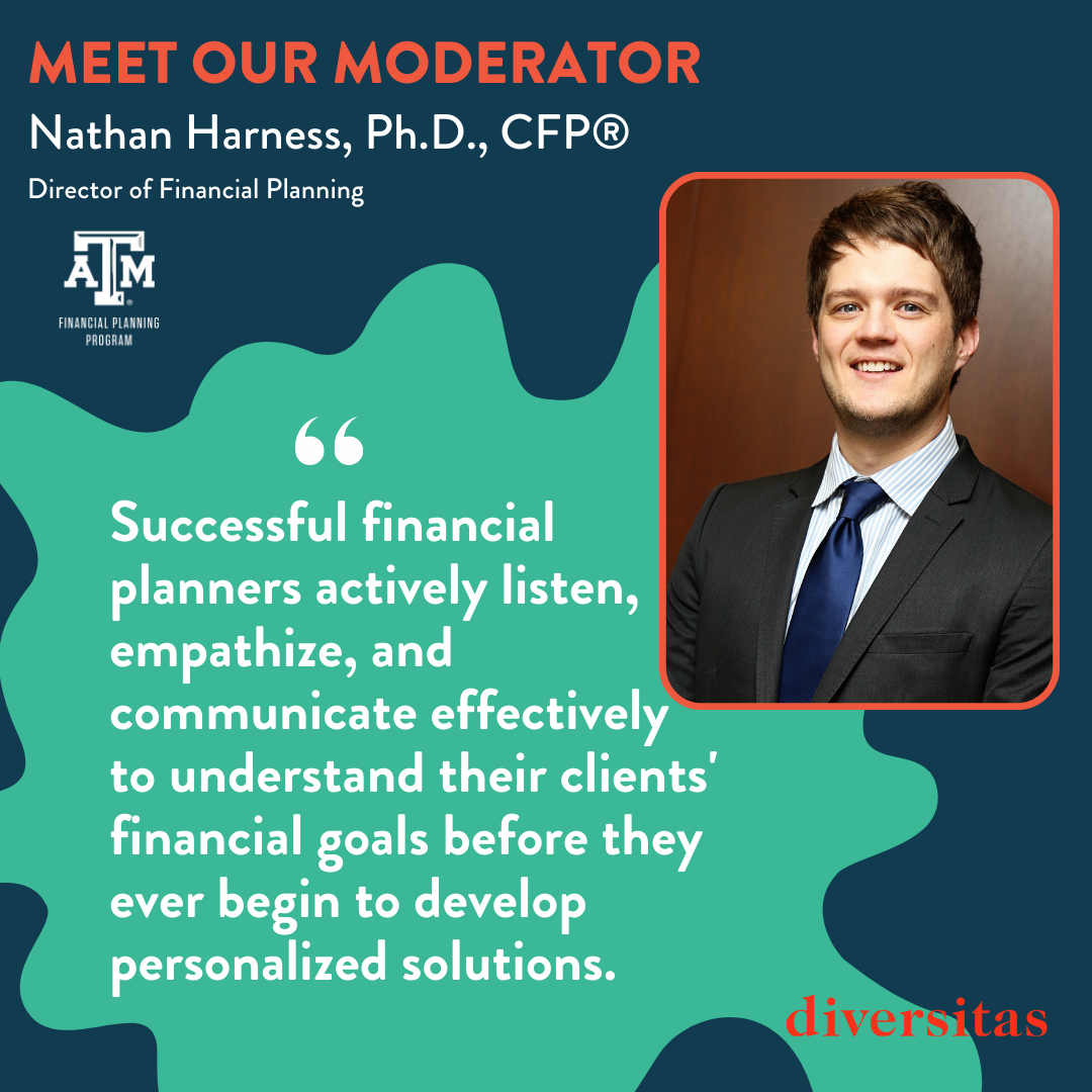the Director of Financial Planning at the Financial Planning Program at Texas A&M University, Dr. Nathan Harness